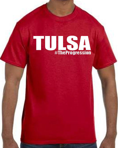 5 Tulsa Progression Shirts (White Text)